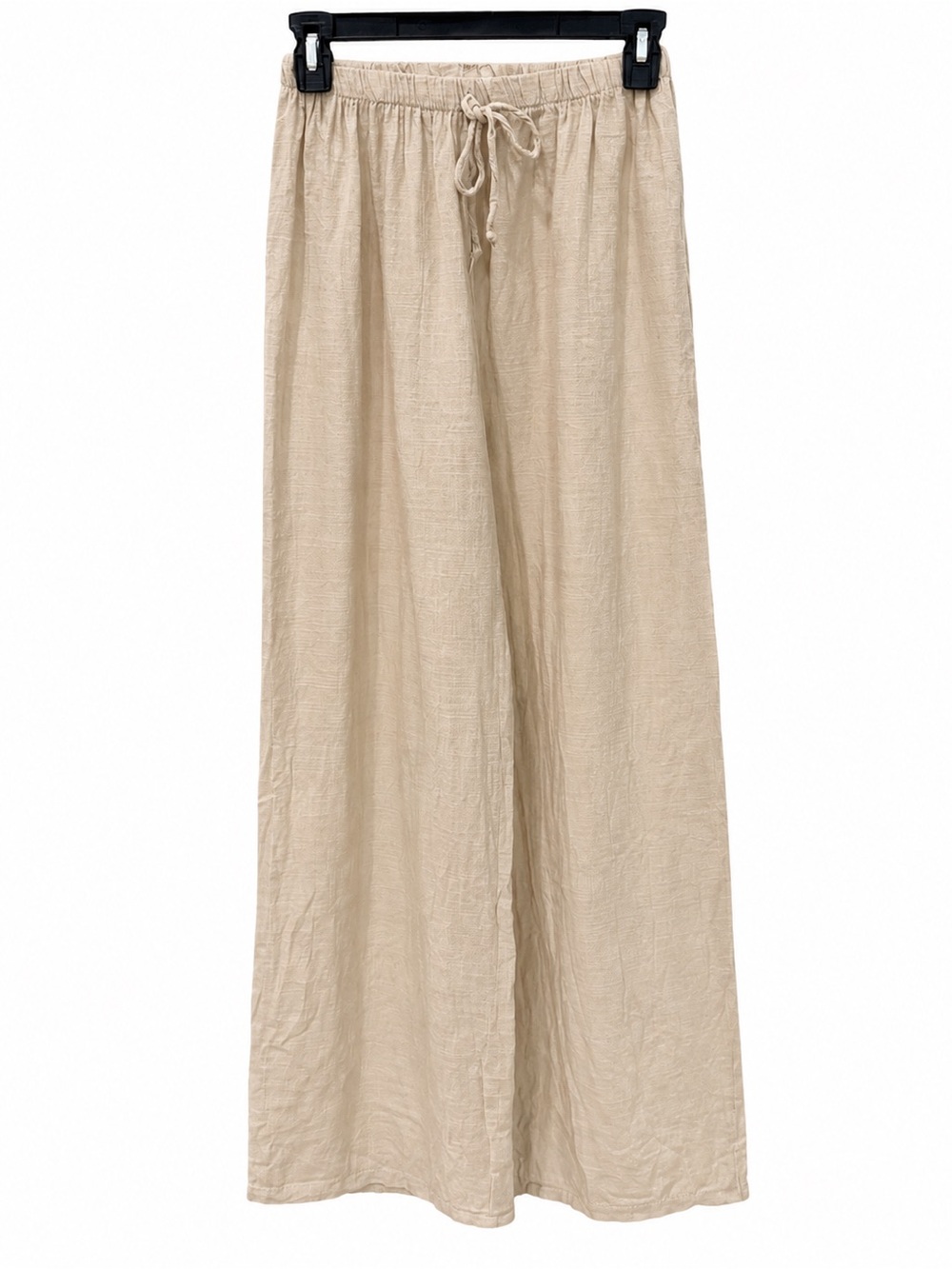 Made in Italy 100% Cotton Gauze Wide Leg Lagenlook Pants
